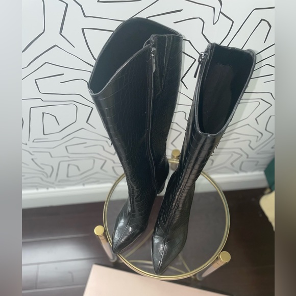 ❌SOLD❌ BCBG Janda Western Boot Block Heel Sz 37.5 - Picture 9 of 12